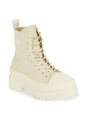 Tommy Hilfiger Trzewiki Tjw Foxing Canvas Boot EN0EN02216 Beżowy. Brązowe botki damskie Tommy Hilfiger, z materiału, bez obcasa, na płaskiej podeszwie, bez zapięcia. Za 449.99 zł.