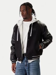 Tommy Jeans Kurtka bomber DM0DM22439 Czarny Regular Fit. Czarne kurtki męskie Tommy Jeans, m, bez wzorów, z jeansu, bez kaptura. Za 1,099.00 zł.