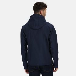 Softshell Z Kapturem Męski Venturer. Czarne kurtki męskie Regatta, m, bez wzorów, z softshellu, trekkingowe. Za 171.99 zł.