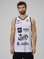 4F Koszulka meczowa replika domowa z sezonu 2025/26 męska 4F x Legia Warszawa - biała S. Białe t-shirty męskie 4f, l, bez wzorów, z materiału, bez kołnierzyka. Za 219.99 zł.