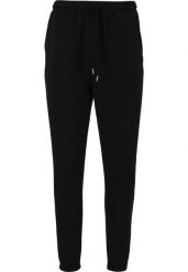 Damskie spodnie dresowe Athlecia Jacey V2. Czarne spodnie dresowe damskie Athlecia, bez wzorów, z dresówki. Za 191.50 zł.