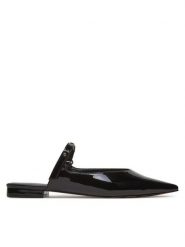 Just Cavalli Klapki 78RA3S71 ZSA38 Czarny. Czarne klapki damskie Just Cavalli, bez wzorów, ze skóry, bez obcasa. Za 549.99 zł.