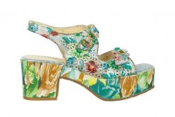 Sandały Laura Vita Paulao 01 Ciel 202063, Wielokolorowy, Skóra naturalna - 38. Sandały damskie Laura Vita, bez wzorów, z materiału, bez obcasa, na obcasie, bez zapięcia. W wyprzedaży za 269.10 zł.