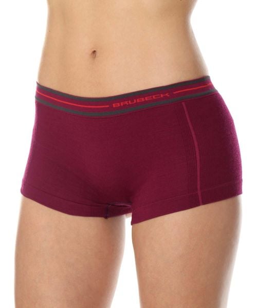Bokserki z wełną merino damskie Brubeck ACTIVE WOOL. Czarne bokserki damskie Brubeck, l, bez wzorów, z poliamidu. Za 59.99 zł.