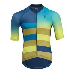 Koszulka rowerowa męska SILVINI Mazzano. Niebieskie koszulki sportowe męskie Silvini, m, bez wzorów, bez kołnierzyka, bez ramiączek, rowerowe. W wyprzedaży za 251.55 zł.
