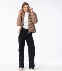 Hitec Damska Kurtka Zimowa Pikowana Lady Safi Sp beige rozmiar M. Brązowe kurtki damskie HITEC, na zimę, m, bez wzorów, bez kaptura. Za 186.68 zł.