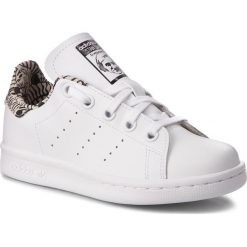 Buty adidas - Stan Smith C BC0277 Ftwwht/Ftwwht/Cblack. Półbuty chłopięce marki Adidas. W wyprzedaży za 179.00 zł.