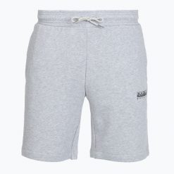 Spodenki męskie Napapijri N-Gori. Szare szorty męskie Napapijri, m, bez wzorów. Za 289.99 zł.