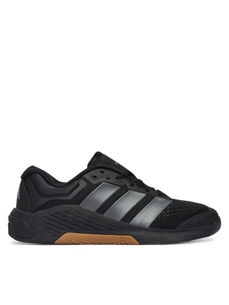 Adidas Buty na siłownię Dropset 4 JR4673 Czarny. Czarne buty sportowe męskie Adidas, z materiału, bez zapięcia, na fitness i siłownię. Za 464.99 zł.