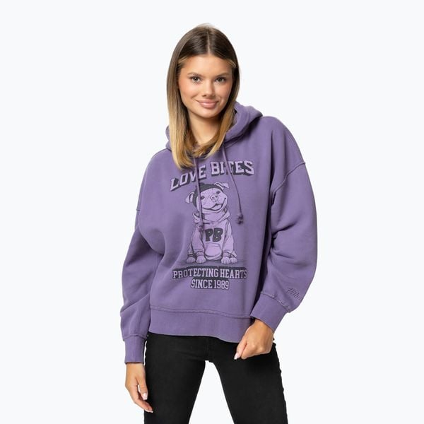 Bluza damska Pitbull Love Bites Hodded. Fioletowe bluzy damskie PITBULL, m, bez wzorów, z bawełny, bez kaptura. Za 209.99 zł.