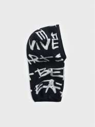 Desigual Kominiarka Lettering 22WAHA14 Czarny. Czarne czapki i kapelusze damskie Desigual, bez wzorów, z materiału. Za 219.99 zł.