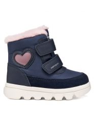 Geox Śniegowce B Willaboom Girl B Abx B665AA 0FU22 CF4A8 M Granatowy. Niebieskie buty zimowe dziewczęce Geox, bez wzorów, bez zapięcia. Za 319.99 zł.