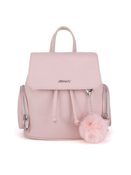 JENNY Plecak JNY-M-002-07 Różowy. Czerwone plecaki damskie Jenny, bez wzorów. Za 139.99 zł.