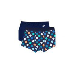 Bielizna męska Happy Socks - 2Pack Big Dot Trunk (BDO96-6000). Bokserki męskie marki Happy Socks. Za 83.93 zł.