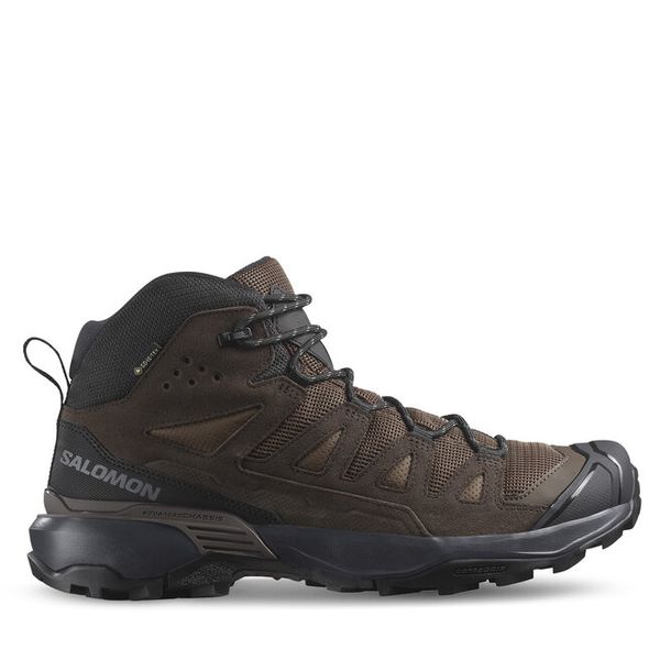 Trekkingi Salomon. Brązowe trekkingi męskie Salomon, trekkingowe, gore-tex. Za 799.99 zł.