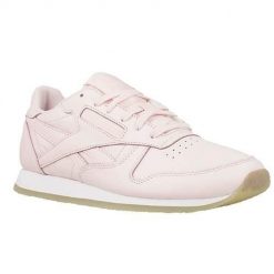 Buty do chodzenia damskie Reebok CL Lthr. Czerwone obuwie sportowe damskie Reebok, bez wzorów, z materiału, trekkingowe. Za 426.00 zł.