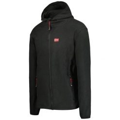 Bluza polarowa męska z kapturem Geographical Norway Unicia czarna EO MEN 235. Czarne bluzy sportowe męskie Geographical Norway, m, bez wzorów, z polaru, z kapturem, trekkingowe. Za 129.00 zł.