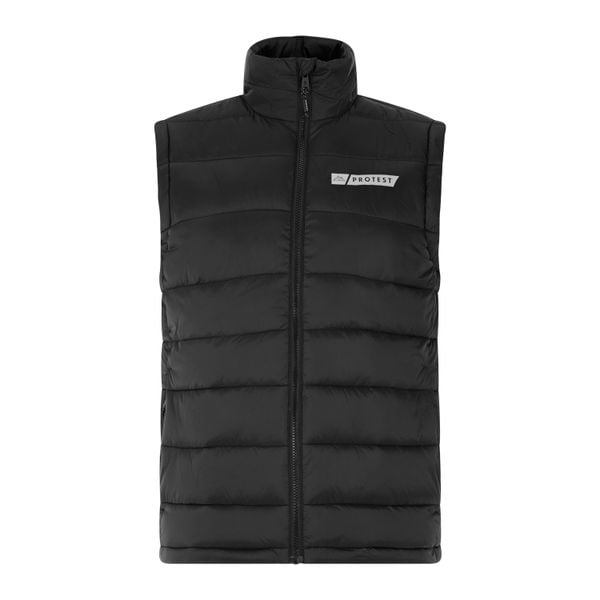 Kurtka puchowa bez rękawów Protest Shelf. Czarne kurtki męskie Protest, s, bez wzorów, z materiału, klasyczne, bez kaptura. Za 357.00 zł.
