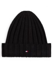 Tommy Hilfiger Czapka Small Flag AU0AU02004 Czarny. Czarne czapki dla dzieci Tommy Hilfiger, bez wzorów, z bawełny. Za 109.99 zł.