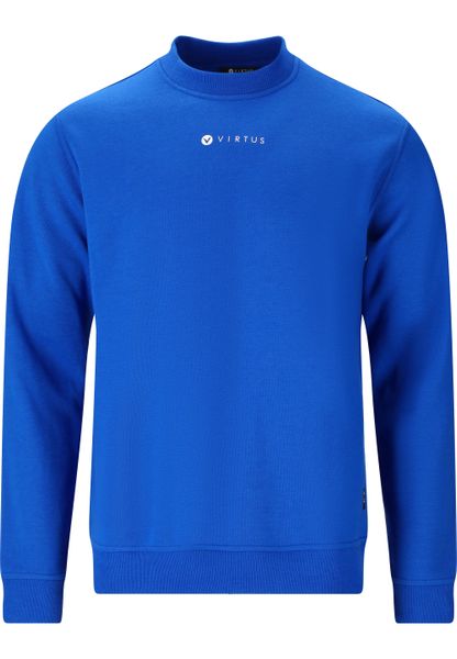Bluza Virtus Deran. Niebieskie bluzy męskie VIRTUS, l, bez wzorów, z bawełny, bez kaptura. Za 121.50 zł.