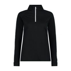Golf damska turystyczne CMP 34L4286. Czarne bluzy sportowe damskie CMP, l, bez wzorów, bez kaptura, na golfa. Za 199.99 zł.