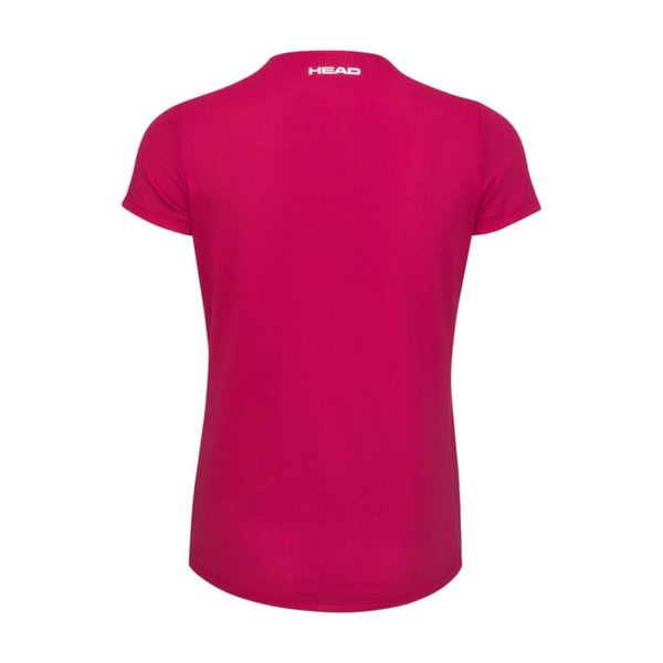 T-shirt damski TIE-BREAK. Czerwone koszulki sportowe damskie Head, m, bez wzorów, z elastanu, sportowe, bez kołnierzyka. W wyprzedaży za 140.00 zł.
