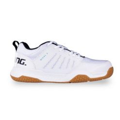 Buty do chodzenia męskie Salming Rival 2 Sr. Białe buty sportowe męskie SALMING, z materiału, bez zapięcia, trekkingowe. Za 473.00 zł.