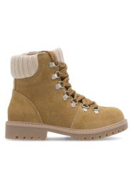 Lasocki Kids Trapery ASPEN-CI12-ASPEN-18 Khaki. Brązowe buty zimowe dziewczęce Lasocki Kids, bez wzorów, z materiału, bez zapięcia. Za 229.99 zł.
