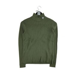 Second life - Damski sweter z golfem w kolorze khaki - Jak nowy. Zielone swetry damskie Ralph Lauren, bez wzorów, sportowe, bez kołnierzyka, bez ramiączek, bez kaptura. Za 126.86 zł.