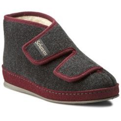 Kapcie Schawos. Szare kapcie damskie Schawos, bez wzorów. Za 229.99 zł.