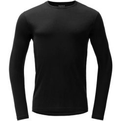 Bluza termoaktywna Devold Breeze Merino 150 Shirt. Czarne bluzy męskie Devold, m, bez wzorów, z materiału, bez kaptura. Za 390.49 zł.