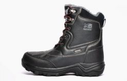 Buty zimowe męskie Karrimor Snow Casual. Czarne trekkingi męskie Karrimor, na zimę, trekkingowe. Za 291.99 zł.