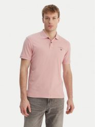 Napapijri Polo Elbas NP0A4GB4 Różowy Regular Fit. Czerwone koszulki polo męskie Napapijri, m, bez wzorów, z bawełny, bez ramiączek. Za 299.99 zł.