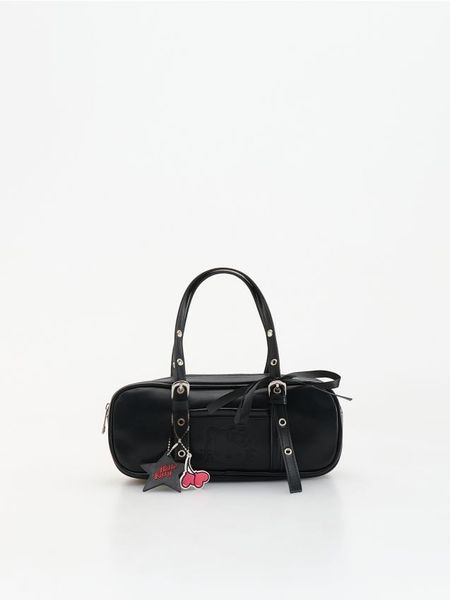 Torebka Hello Kitty - czarny. Czarne torby i plecaki dziecięce Reserved, ze skóry, małe. Za 69.99 zł.