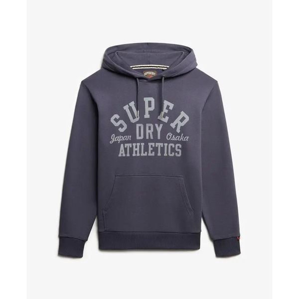 Bluza z kapturem Superdry Athletic Ess. Szare bluzy męskie Superdry., uniwersalny, bez wzorów, z bawełny, z kapturem. Za 294.00 zł.