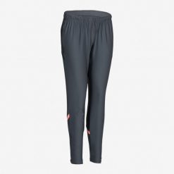 Spodnie piłkarskie damskie Kipsta Viralto. Szare spodnie materiałowe damskie KIPSTA, l, bez wzorów, z elastanu. Za 99.99 zł.