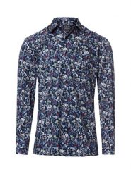 Finshley & Harding Koszula Mężczyźni Modern Fit Bawełna niebieski|wielokolorowy, 42. Niebieskie koszule męskie Finshley & Harding, m, bez wzorów, z bawełny, bez kołnierzyka, bez ramiączek. Za 139.95 zł.