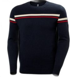 Bluza Helly Hansen carv knitted. Niebieskie bluzy męskie Helly Hansen, s, bez wzorów, z nylonu, bez kaptura. Za 724.00 zł.