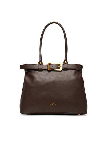 Gino Rossi Torebka CEO-ZINNA Brązowy. Brązowe torebki do ręki damskie Gino Rossi, bez wzorów, z materiału, bez dodatków. Za 209.99 zł.