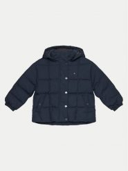 Tommy Hilfiger Kurtka puchowa KG0KG08392 M Granatowy Regular Fit. Niebieskie kurtki i płaszcze dla dziewczynek Tommy Hilfiger, bez wzorów, z puchu, bez kaptura. Za 659.99 zł.