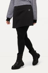 Damskie Spódnica sztuczne futerko wysoki stan elastyczny pas. Czarne spódnice damskie Ulla Popken, plus size, bez wzorów, z bawełny, z podwyższonym stanem, plus size. Za 239.99 zł.