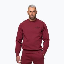 Bluza męska Pitbull Sampson Crewneck Sweatshirt. Czerwone bluzy męskie PITBULL, m, bez wzorów, z bawełny, bez kaptura. Za 229.99 zł.