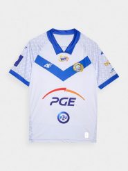 4F Koszulka klubowa retro z sezonu 2022/23 oraz 2023/24 męska 4F x Stal Mielec - biała XS. Białe t-shirty męskie 4f, m, z aplikacjami, z dzianiny, retro, bez kołnierzyka. W wyprzedaży za 149.99 zł.