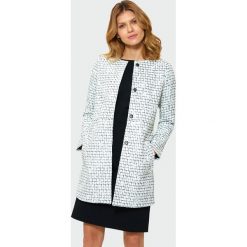 Elegancki płaszcz w kratę. Kurtki damskie marki Greenpoint. Za 139.99 zł.