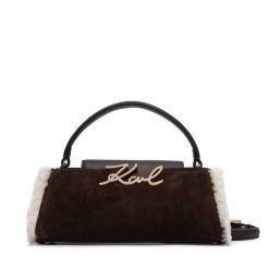 Torebka KARL LAGERFELD. Brązowe torebki do ręki damskie KARL LAGERFELD, bez wzorów, klasyczne, bez dodatków. Za 1,149.00 zł.
