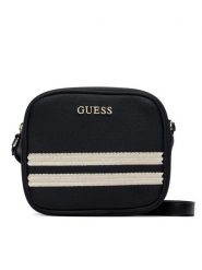 Guess Torebka V6YZ10 W3784 Czarny. Czarne listonoszki damskie Guess, z aplikacjami, z materiału, bez dodatków. Za 264.99 zł.
