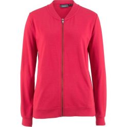 Bluza rozpinana z kołnierzykiem w stylu college bonprix czerwony. Bluzy damskie marki KALENJI. Za 49.99 zł.
