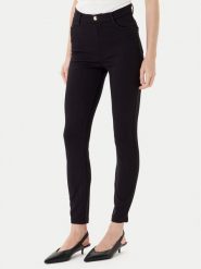 Liu Jo Spodnie materiałowe TF5129 JS182 Czarny Slim Fit. Czarne spodnie materiałowe damskie Liu Jo, s, bez wzorów, z materiału. Za 399.99 zł.