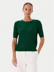 Tatuum Sweter Bazo T2502.049 Zielony Regular Fit. Zielone swetry damskie Tatuum, xl, bez wzorów, z bawełny, bez kołnierzyka, bez ramiączek, bez kaptura. Za 129.99 zł.