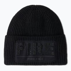 Czapka zimowa damska BOGNER FIRE+ICE Aneli. Czarne czapki i kapelusze damskie na zimę, bez wzorów, z kaszmiru, eleganckie. Za 439.99 zł.